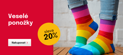 Veselé ponožky sleva 20 %